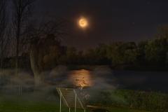 Vollmond am Altrhein