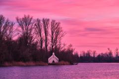 Brennender Himmel am Altrhein I